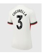 Chelsea Marc Cucurella #3 Replika Borta Kläder Dam 2025-26 Kortärmad